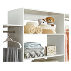 Modern Open Wardrobe Closet System with Drawers