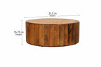 Saffron Rattan Coffee Table – Golden Teak Finish - Avivra