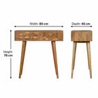 Tile Carved Console Table - Avivra