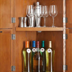 72" 4-Tier Corner Kitchen Pantry Cabinet – Tall Storage with 8 Doors & Adjustable Shelves