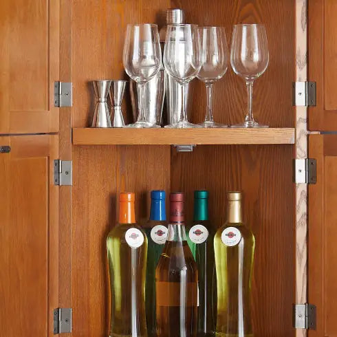 72" 4-Tier Corner Kitchen Pantry Cabinet – Tall Storage with 8 Doors & Adjustable Shelves