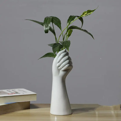 Nordic Flower Vase – Modern Minimalist Ceramic Home & Office Decor