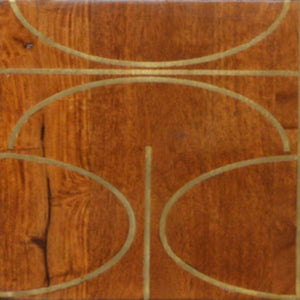 Geometric Brass Inlay