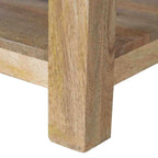 Oak-ish Country Coffee Table – 4 Drawer Storage - Avivra