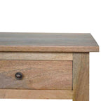 Oak-ish Country Coffee Table – 4 Drawer Storage - Avivra