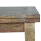 Butterfly Extension Dining Table – Oak-ish Finish - Avivra