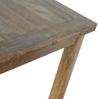 Butterfly Extension Dining Table – Oak-ish Finish - Avivra