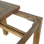 Butterfly Extension Dining Table – Oak-ish Finish - Avivra
