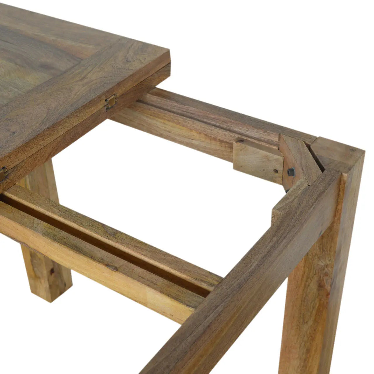 Butterfly Extension Dining Table – Oak-ish Finish - Avivra