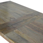 Butterfly Extension Dining Table – Oak-ish Finish - Avivra