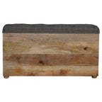 Multi Tweed Open Shoe Storage Bench - Avivra