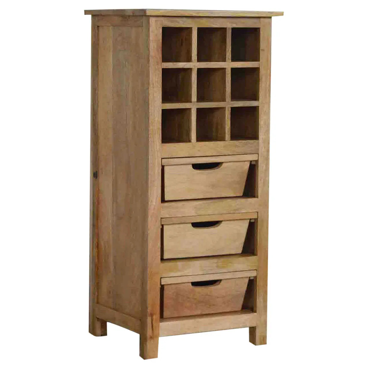 Oak-ish Wine Storage Cabinet - Avivra