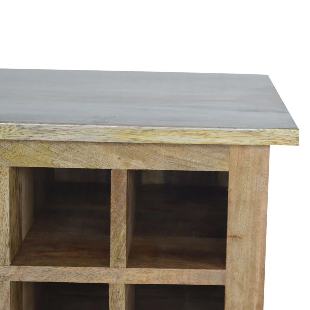 Oak-ish Wine Storage Cabinet - Avivra