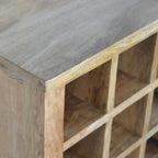 Oak-ish Wine Storage Cabinet - Avivra