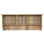 Floating Coat Rack with 3 Shelves - Avivra
