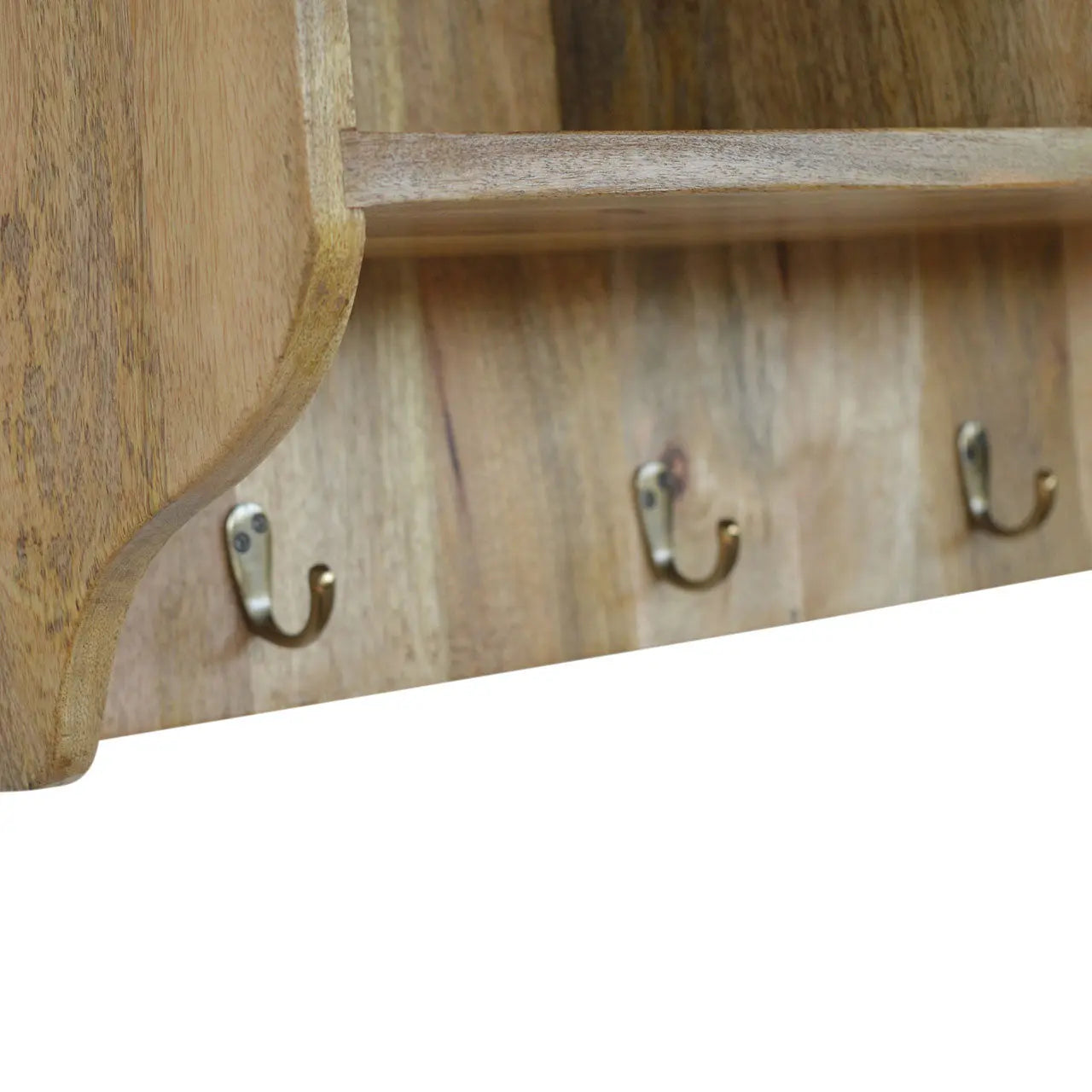 Floating Coat Rack with 3 Shelves - Avivra