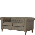 Multi Tweed 2 Seat Chesterfield - Avivra