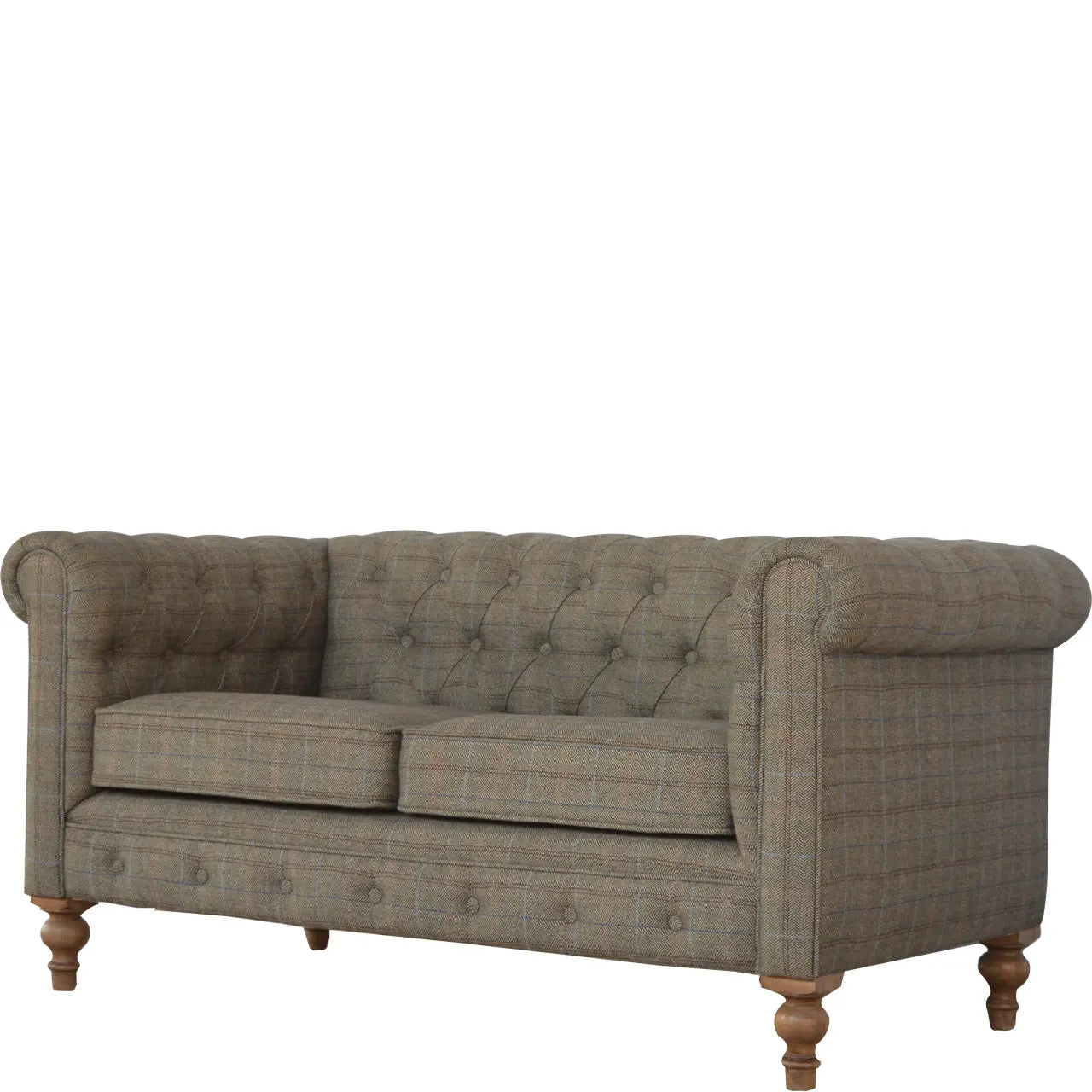 Multi Tweed 2 Seat Chesterfield - Avivra