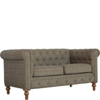 Multi Tweed 2 Seat Chesterfield - Avivra