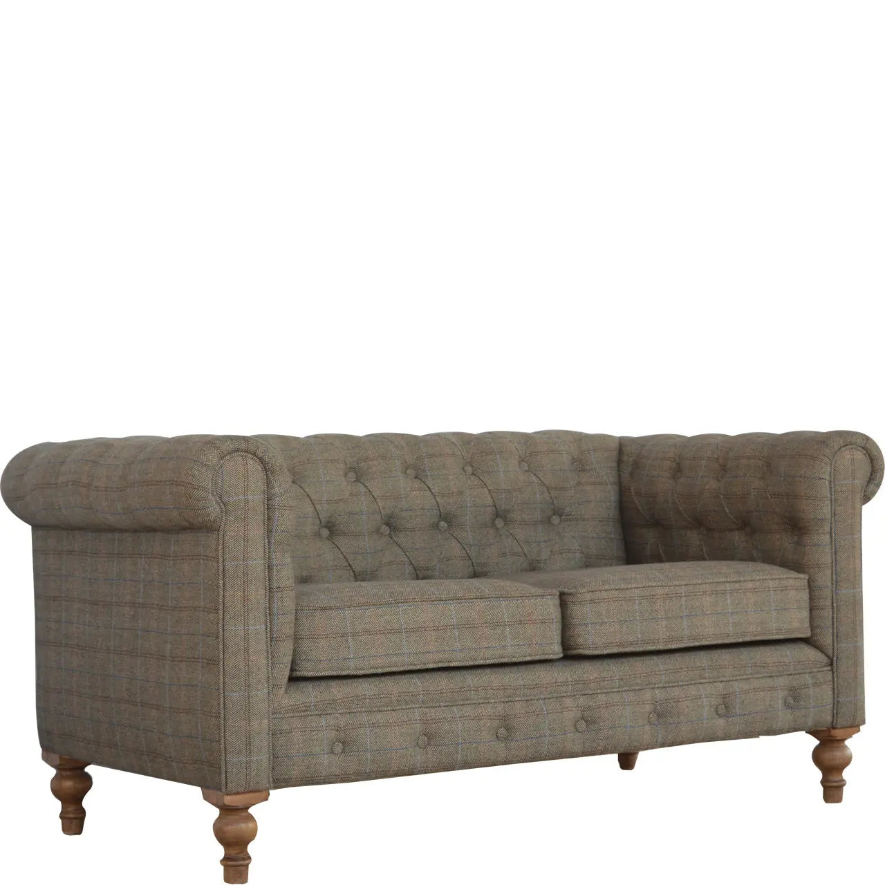 Multi Tweed 2 Seat Chesterfield - Avivra
