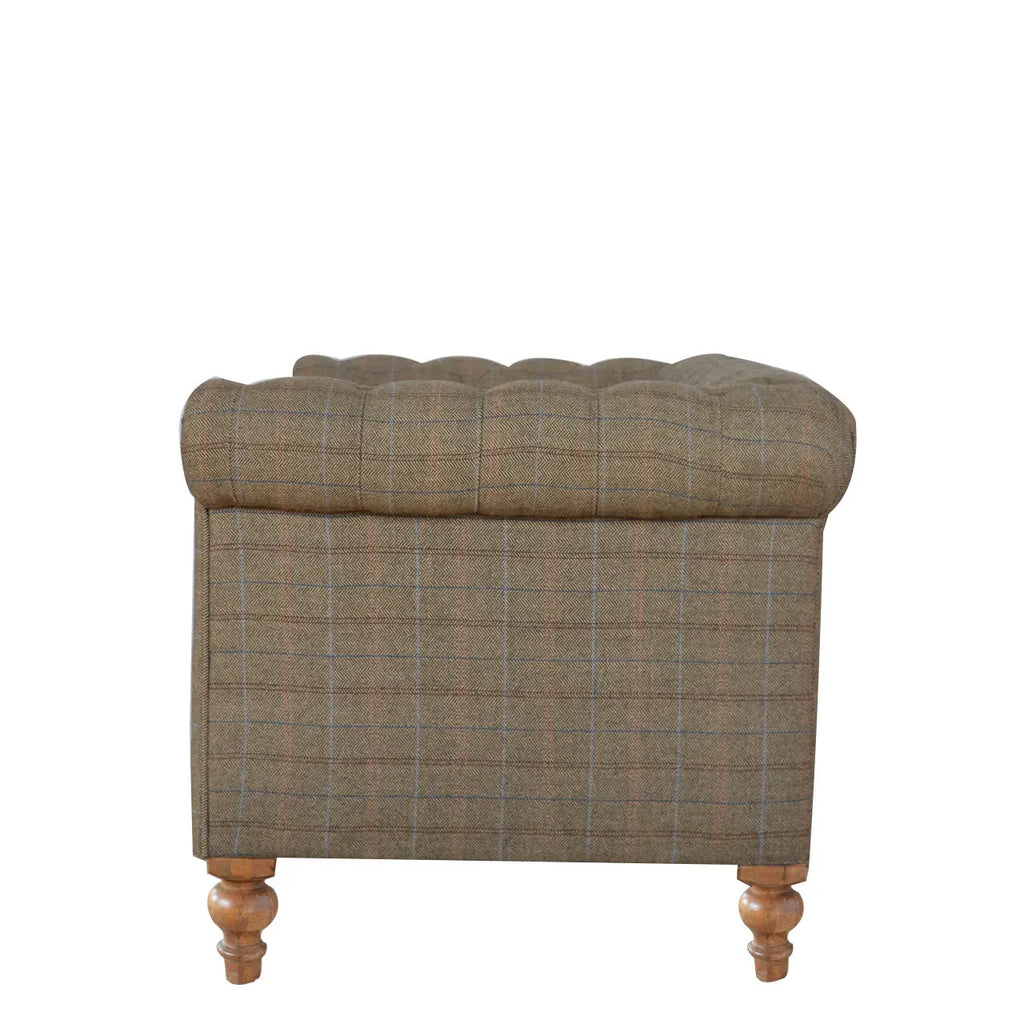 Multi Tweed 2 Seat Chesterfield - Avivra