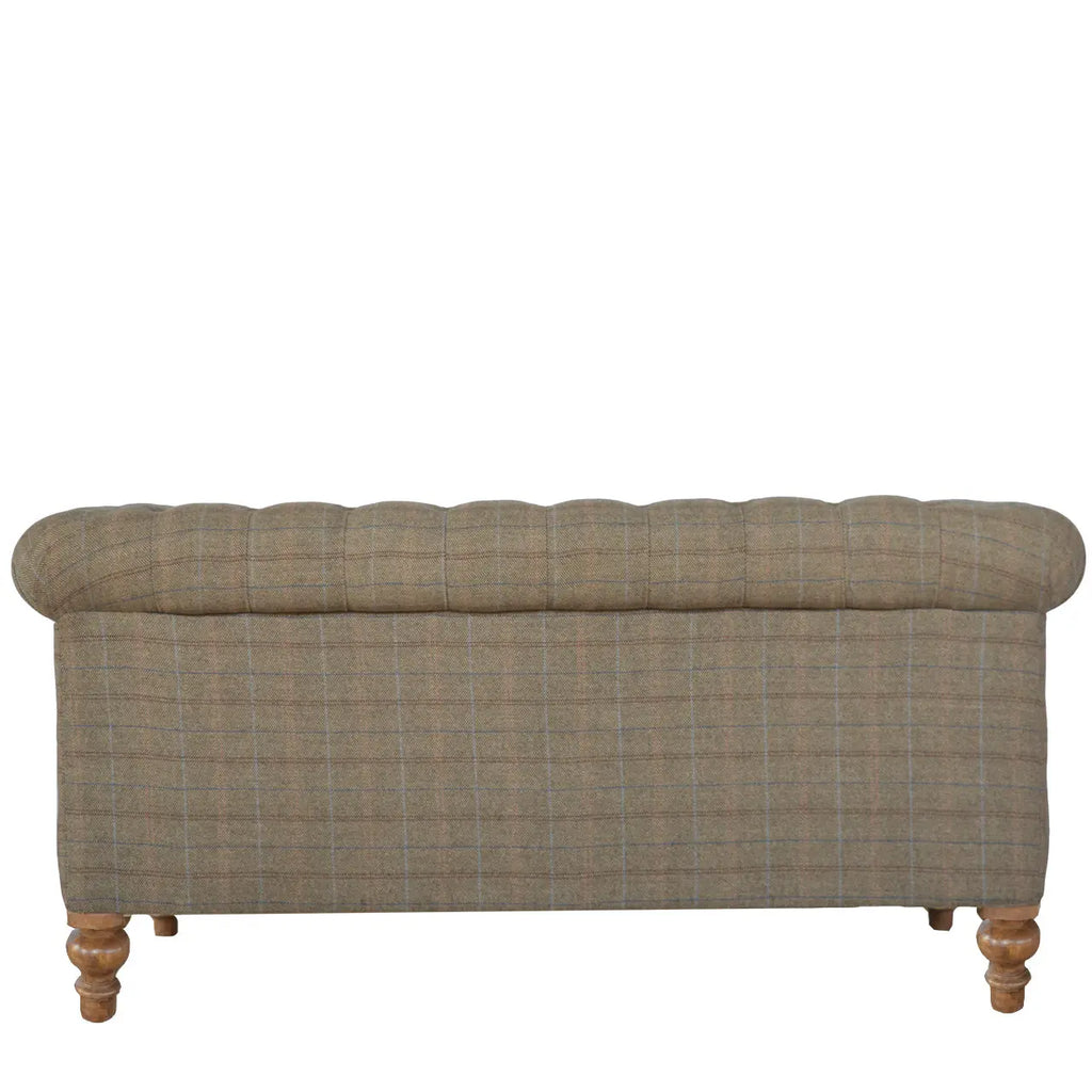Multi Tweed 2 Seat Chesterfield - Avivra