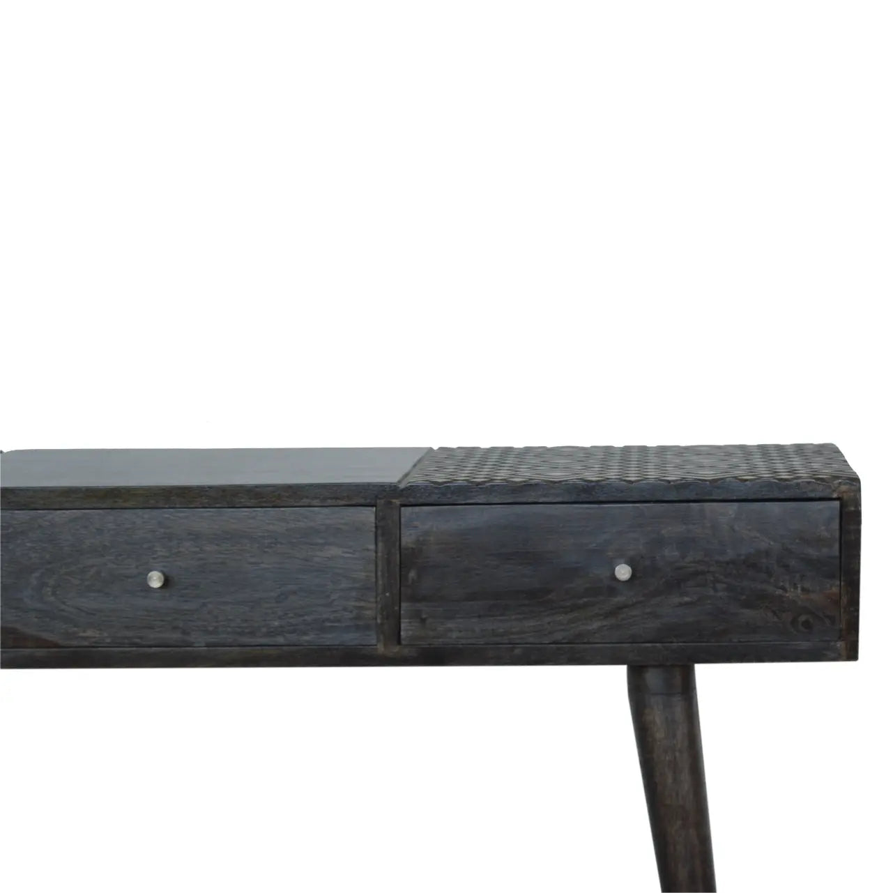 Ash Black 3 Drawer Console Table - Avivra