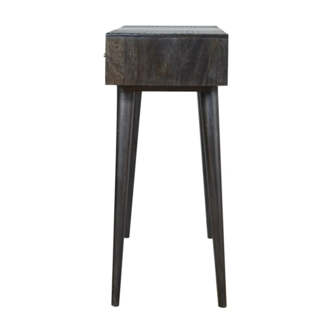 Ash Black 3 Drawer Console Table - Avivra