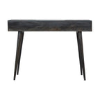Ash Black 3 Drawer Console Table - Avivra