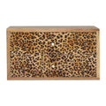 wall mounted leopard print nightstand