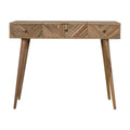 line carved foldable dressing table with mirror