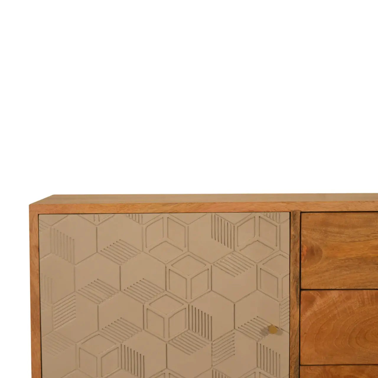Champagne Cube Sideboard | Nordic Style - Avivra