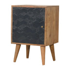 Acadia Black Nightstand - Avivra