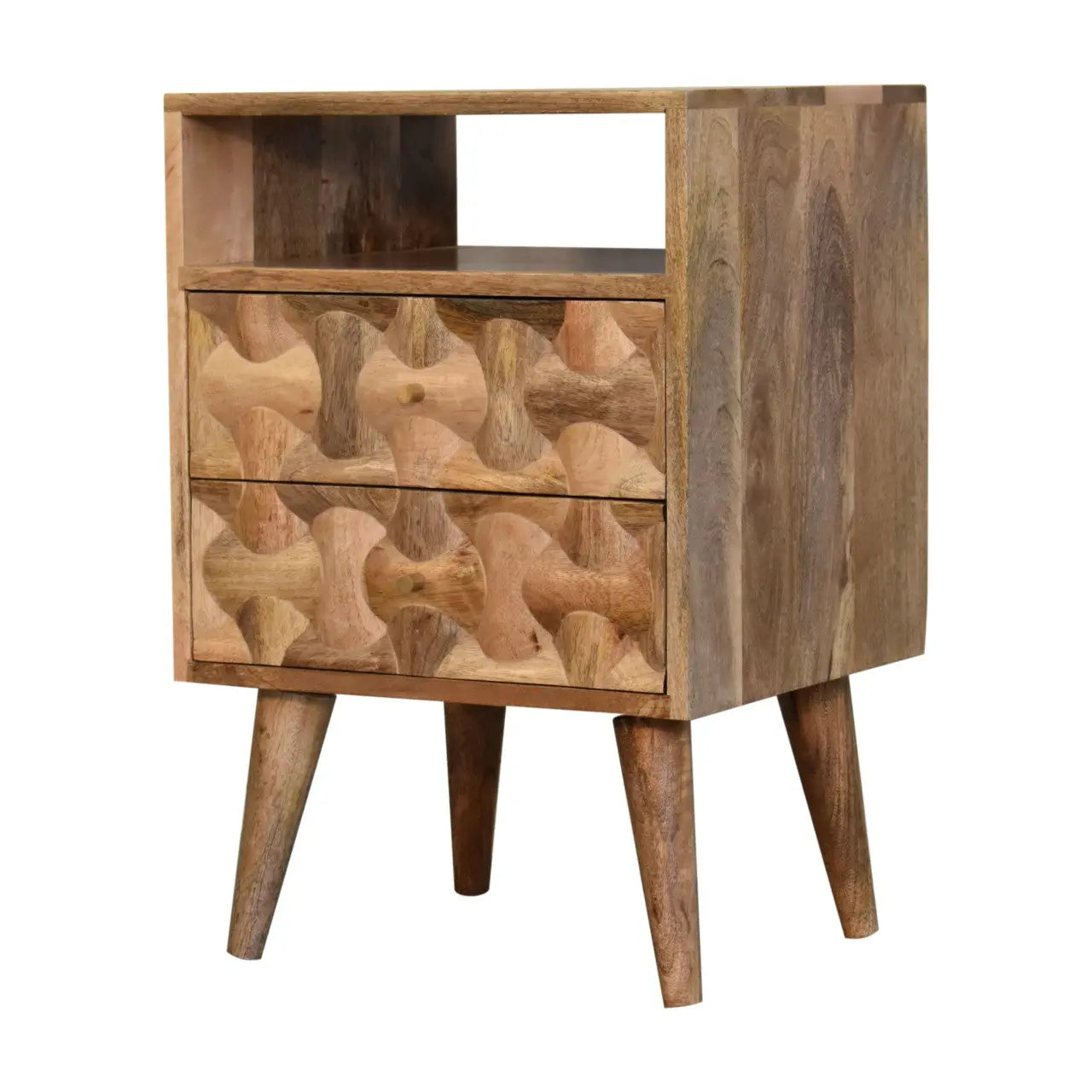 modern nordic style wooden nightstand