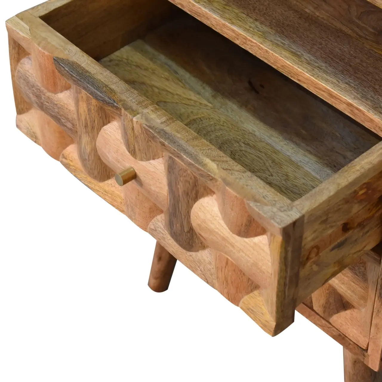 Kita Solid Wood Nightstand - Avivra