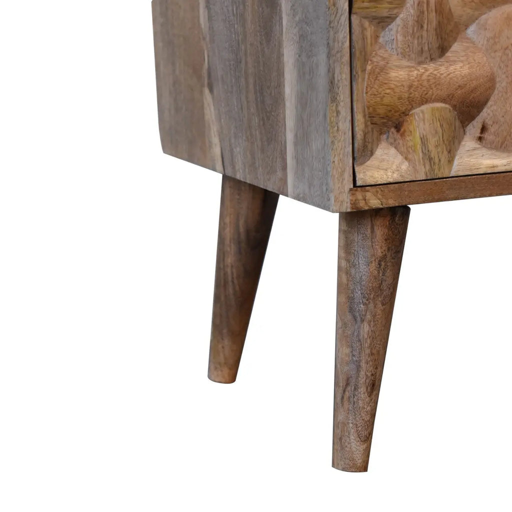 Kita Solid Wood Nightstand - Avivra