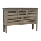 Grey Wash 5 Shutter Buffet Avivra