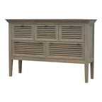 Grey Wash 5 Shutter Buffet Avivra