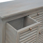 Grey Wash 5 Shutter Buffet Avivra