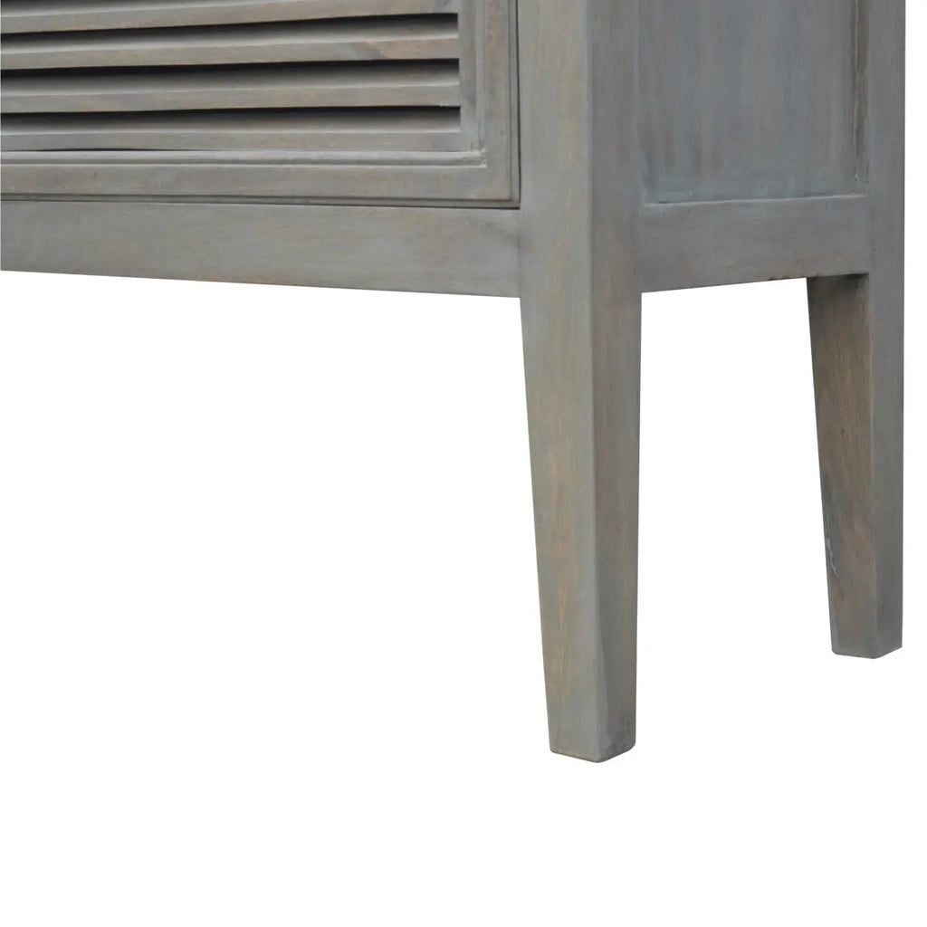 Grey Wash 5 Shutter Buffet Avivra
