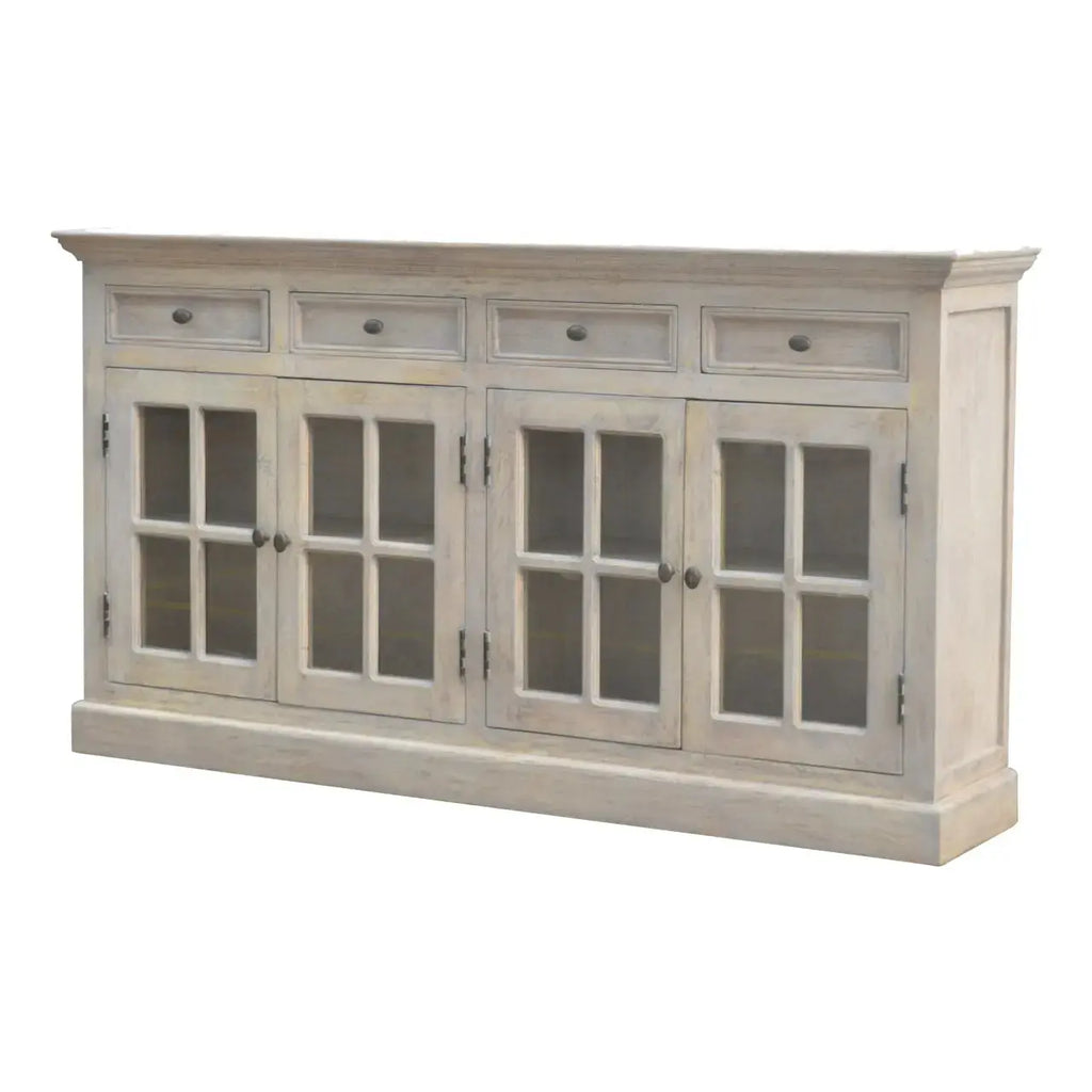 Stone Acid Wash Glazed Sideboard - Avivra