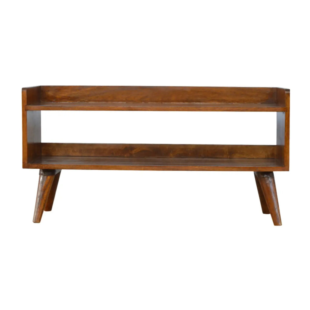 Chestnut Nordic Storage Bench - Avivra