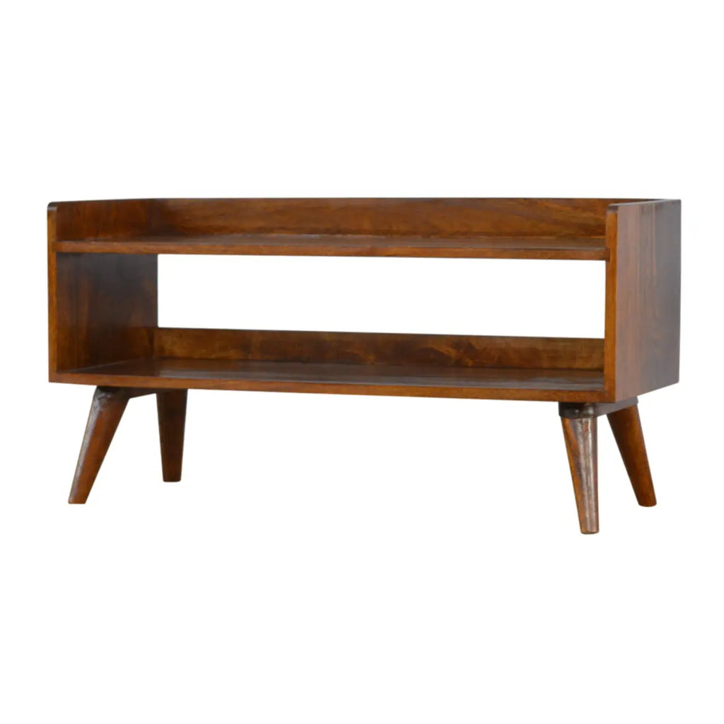 Chestnut Nordic Storage Bench - Avivra