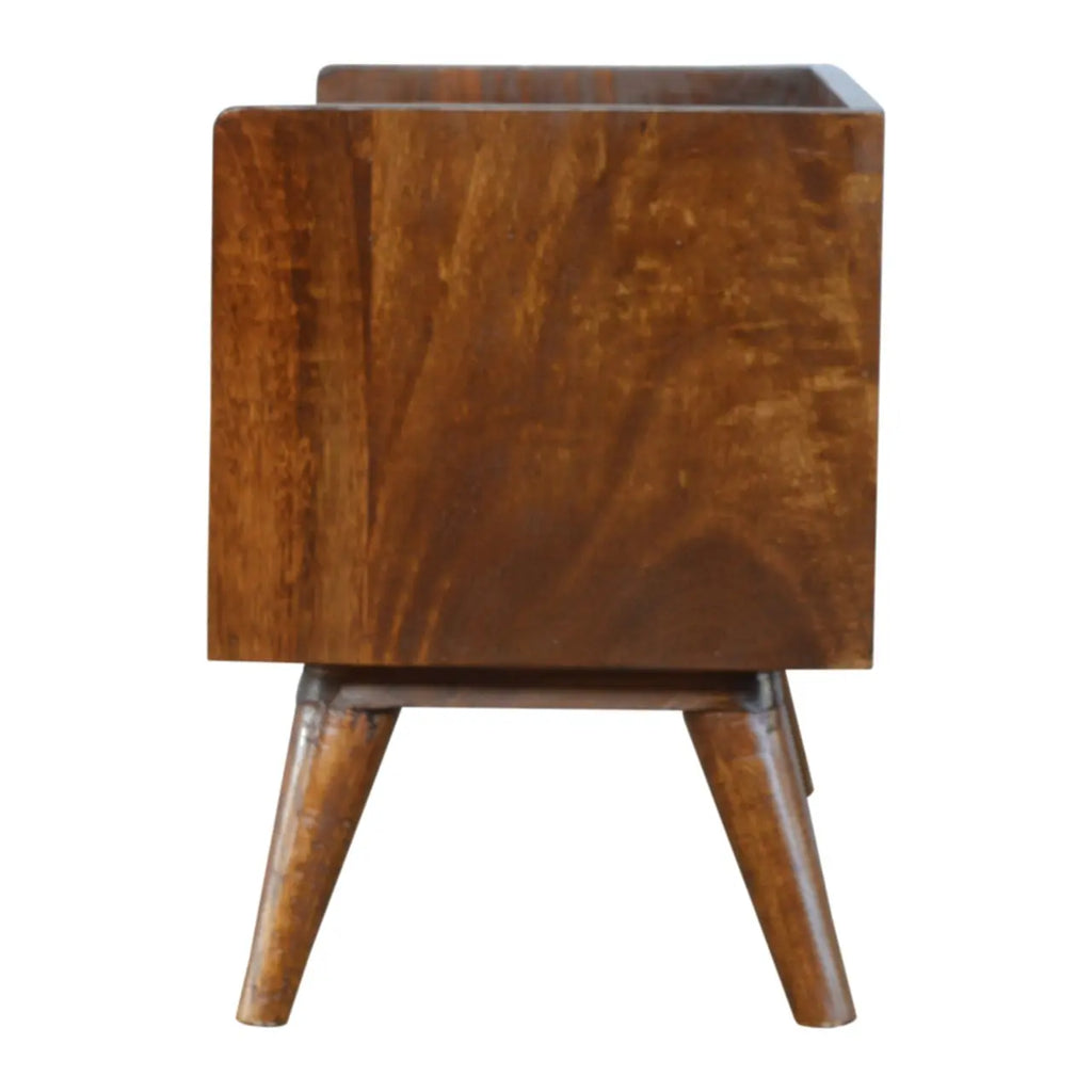 Chestnut Nordic Storage Bench - Avivra