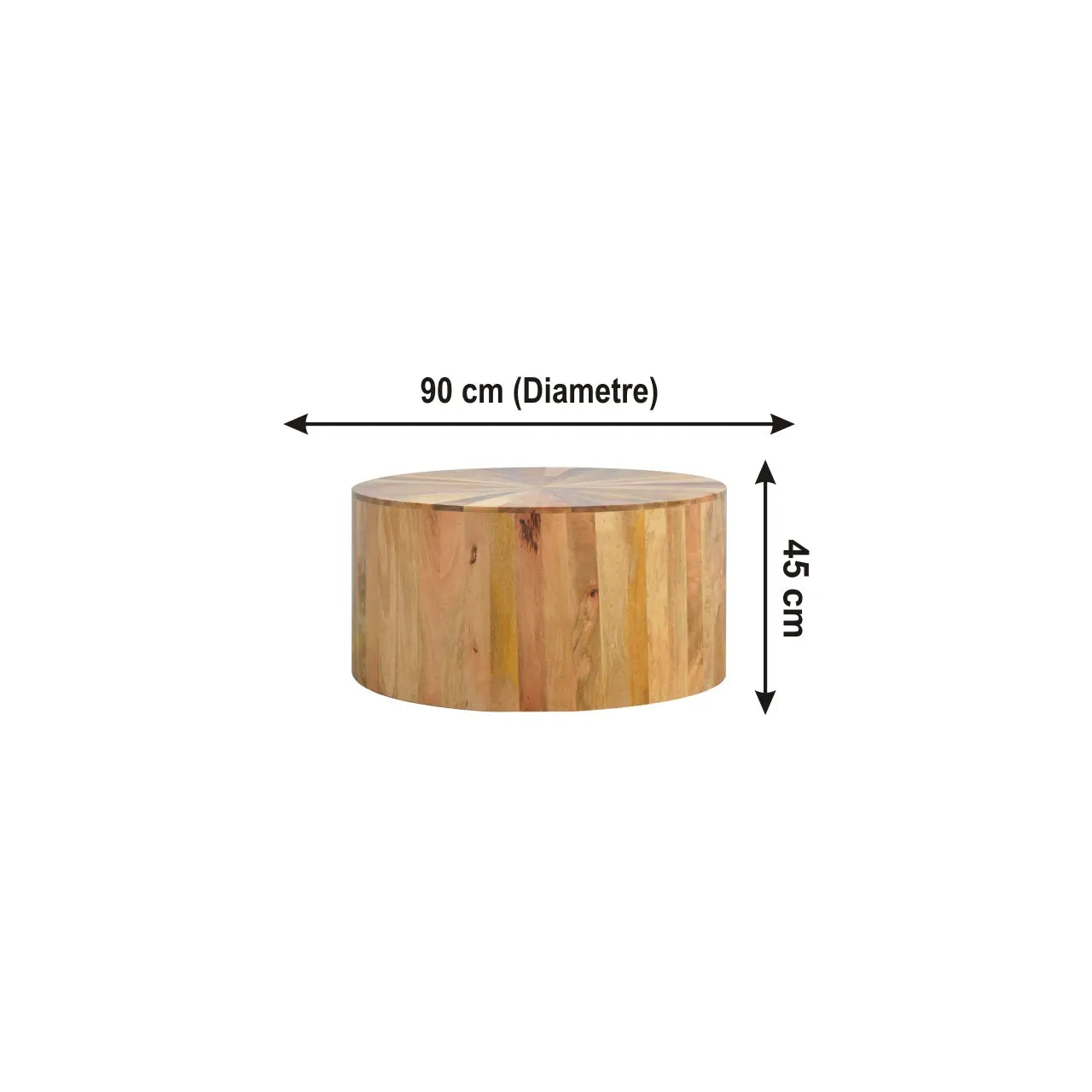 Rounded Edge Coffee Table - Avivra