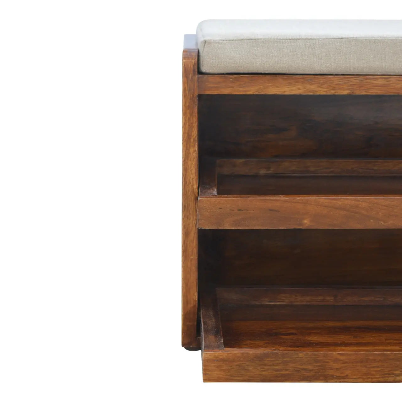 Mud Linen Top Shoe Storage Cabinet - Avivra