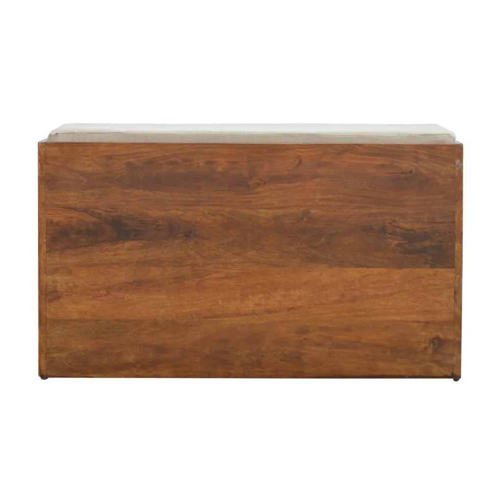 Mud Linen Top Shoe Storage Cabinet - Avivra