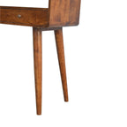 Curved Chestnut Console Table - Avivra