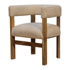 Bouclé Upholstered Accent Chair - Avivra