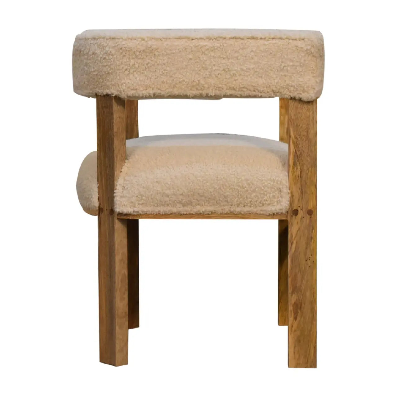 Bouclé Upholstered Accent Chair - Avivra